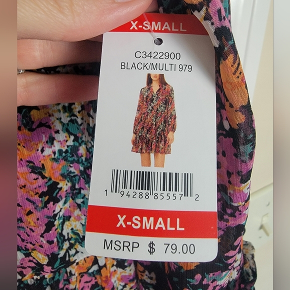 Vince Camuto dress floral XS - Picture 6 of 6